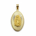 Dije Virgen de Guadalupe Ovalado – Oro 10K