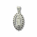 Dije Virgen de Guadalupe con Zirconias – Plata .925