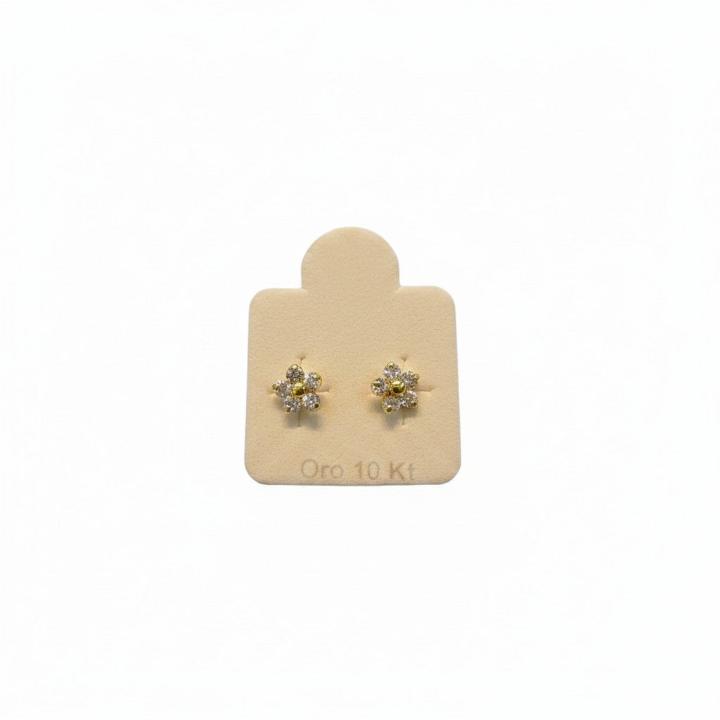 Broquel de Flor de Oro 10K