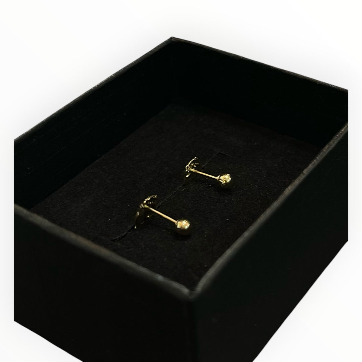 Broqueles Búho con Zirconias Oro 10K