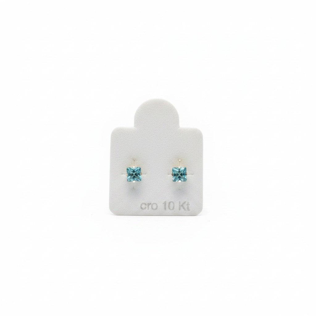 Broquel Recto Color de Oro 10K