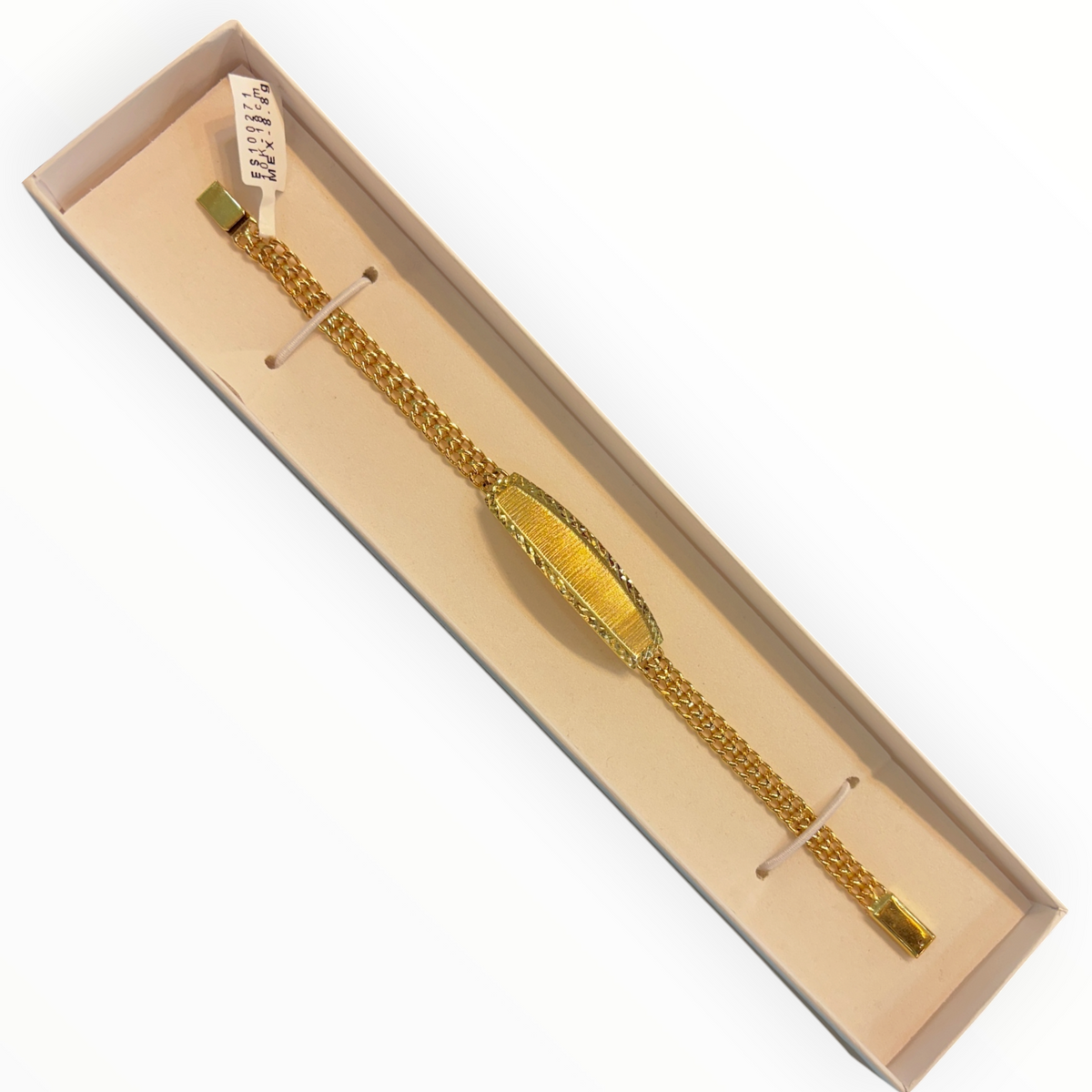 Esclava Petatillo de Oro 10K 4.5mm