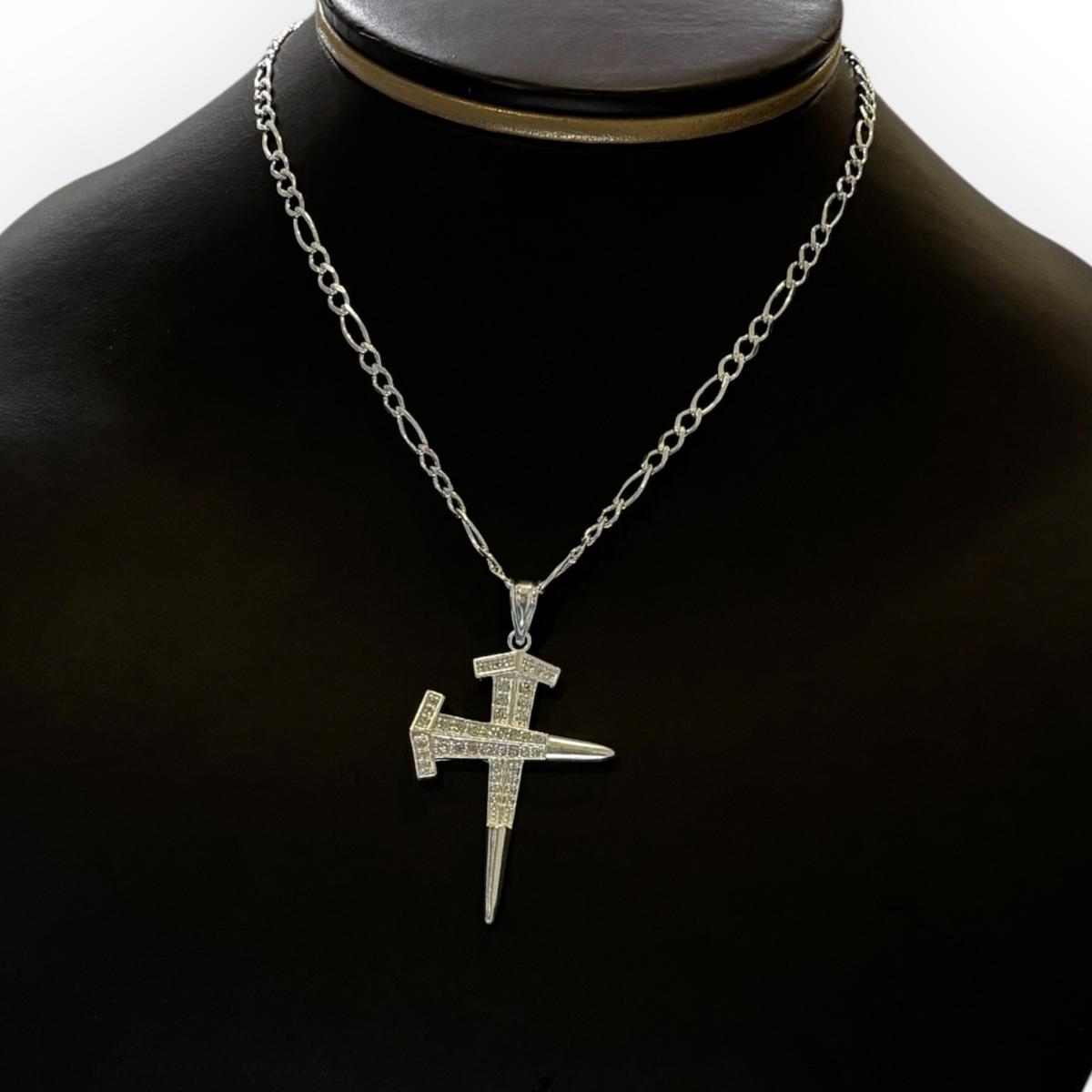 Cruz Clavo de Plata .925