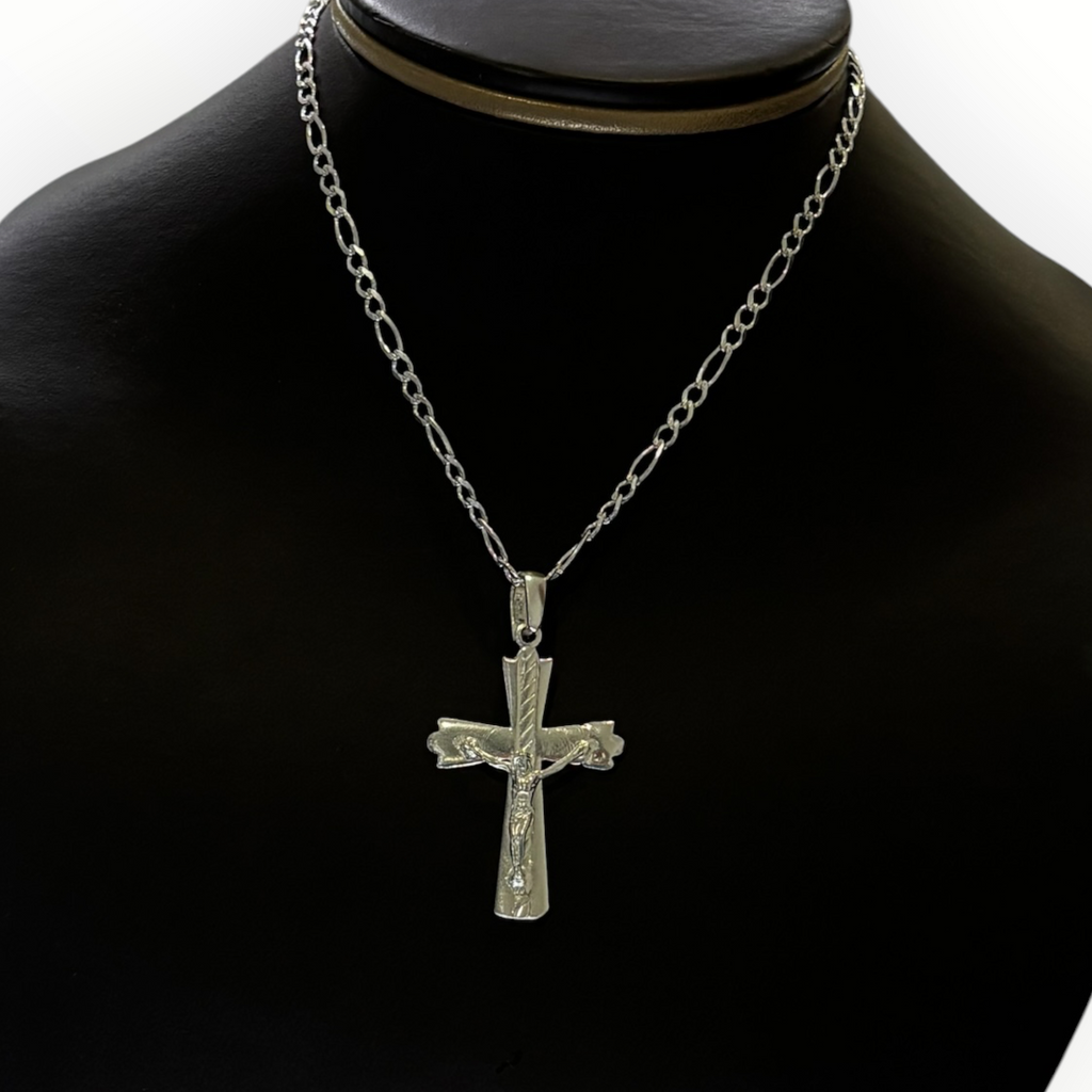 Cruz con Cristo de Plata .925