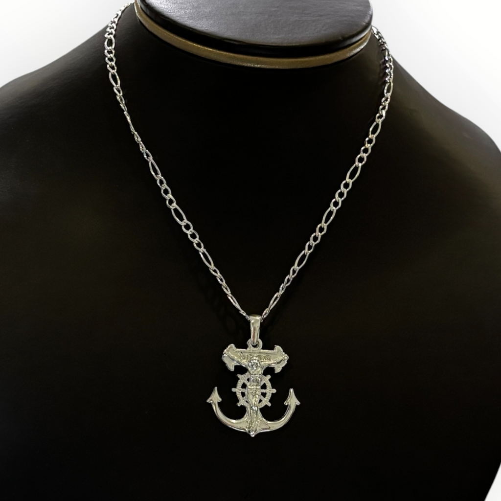 Cruz Ancla de Plata .925