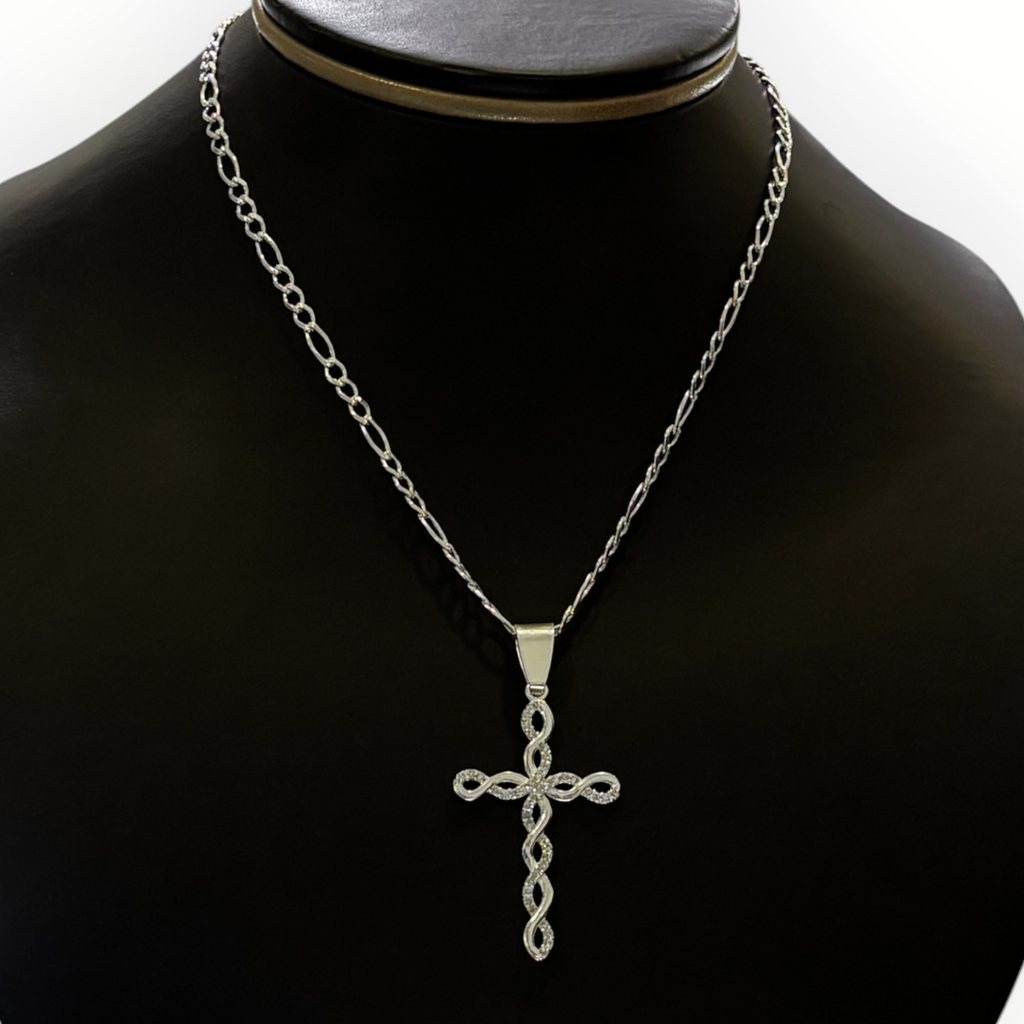 Cruz Infinito de Plata .925