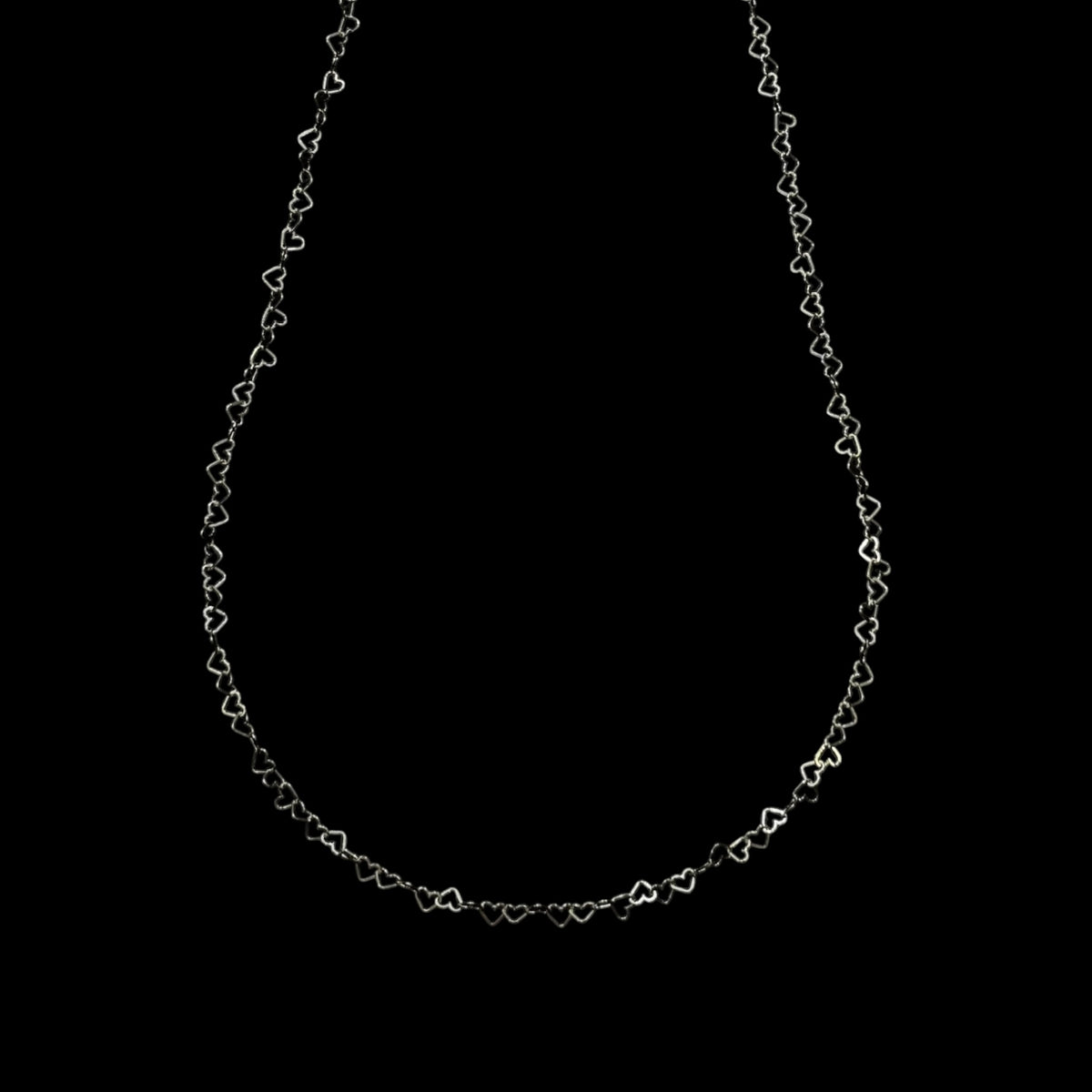 Cadena Corazón de Plata .925 – 1 mm