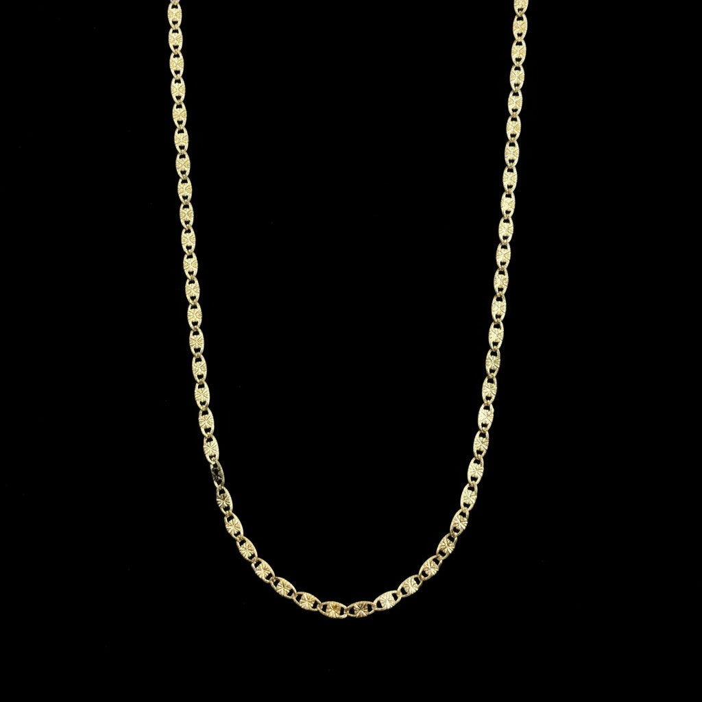 Cadena Gucci Diamantada 2.8mm de Oro 10K Mexicana