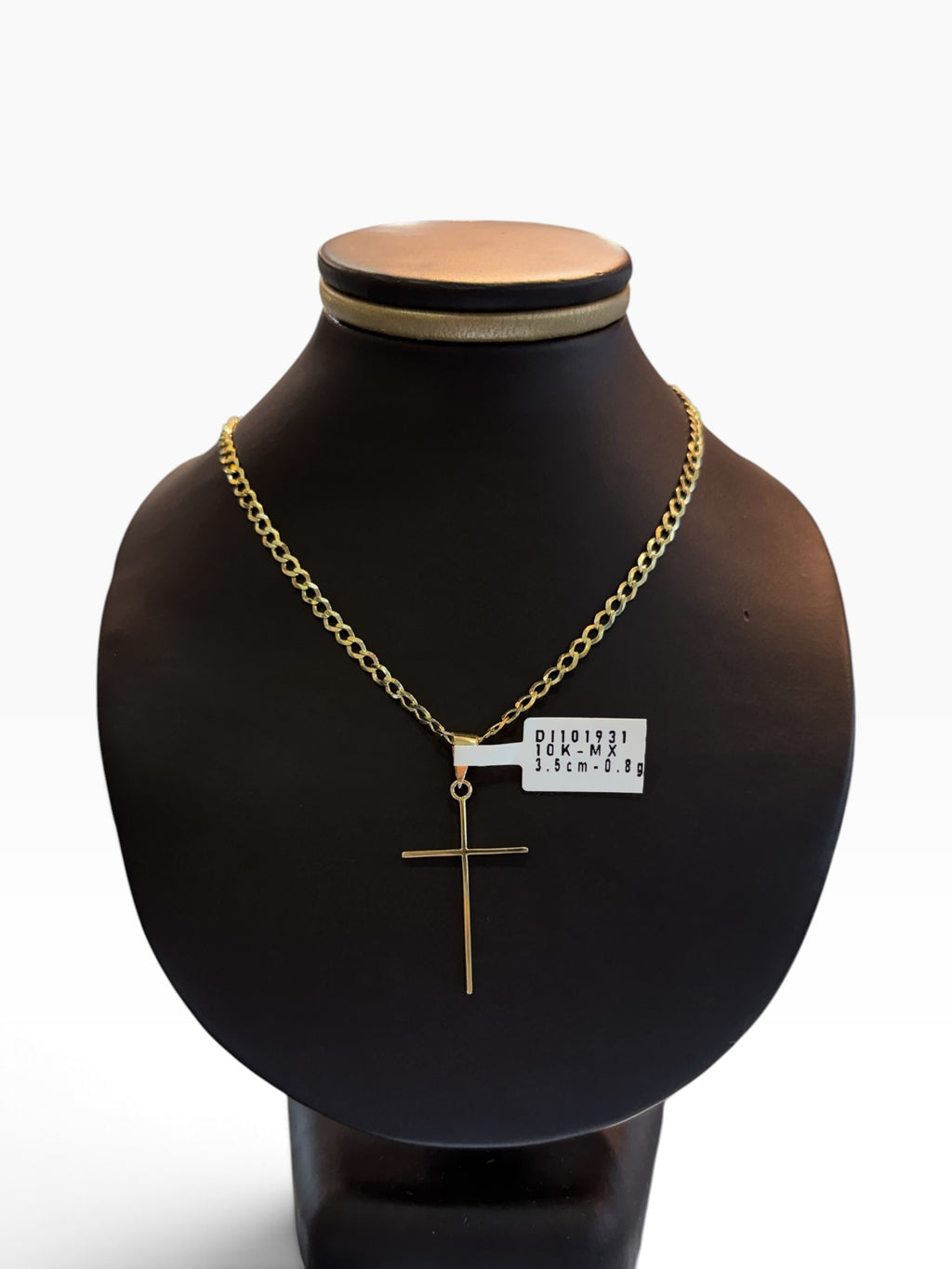 Dije Cruz Lisa Oro 10K