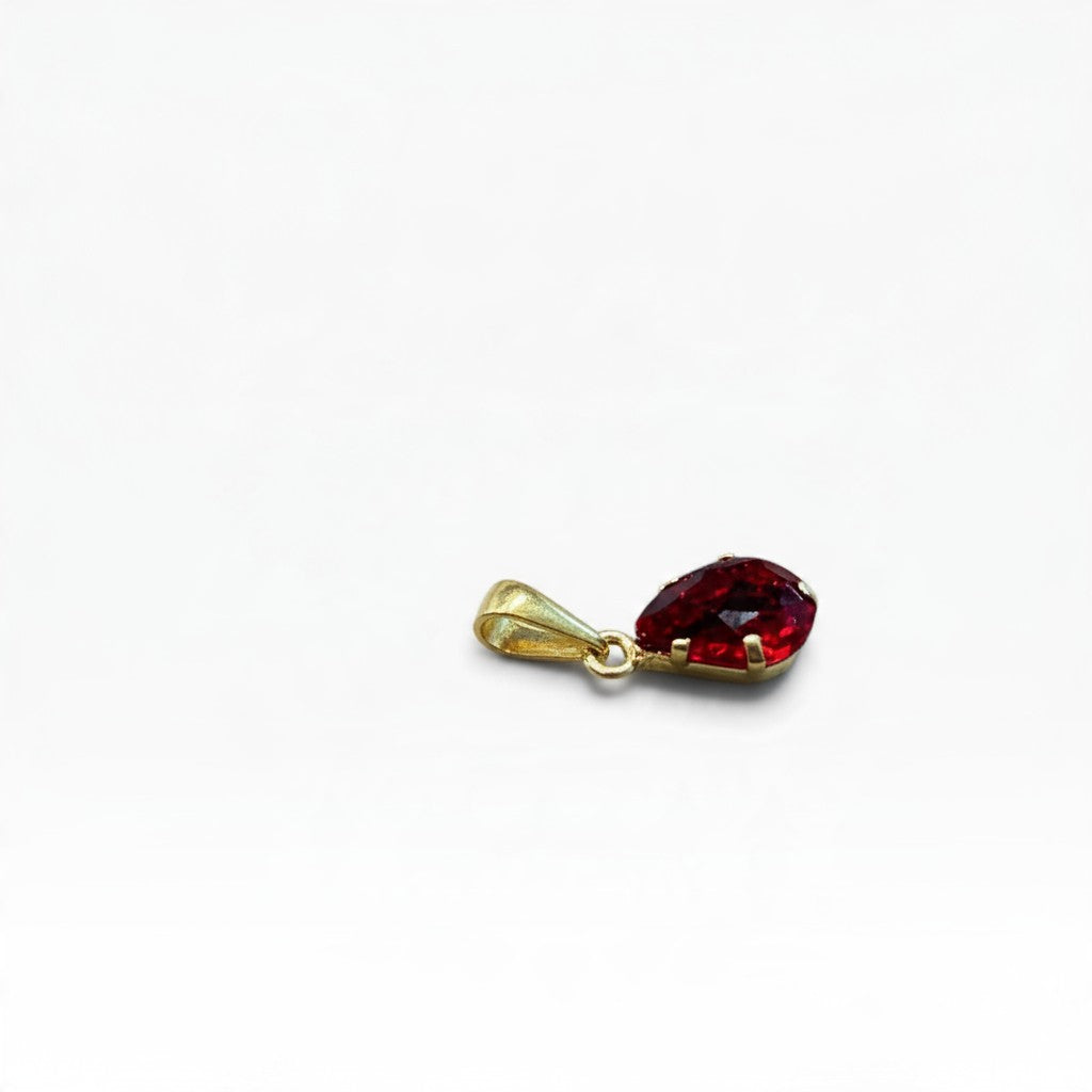 Mini Dije Gota de Color Oro 10K