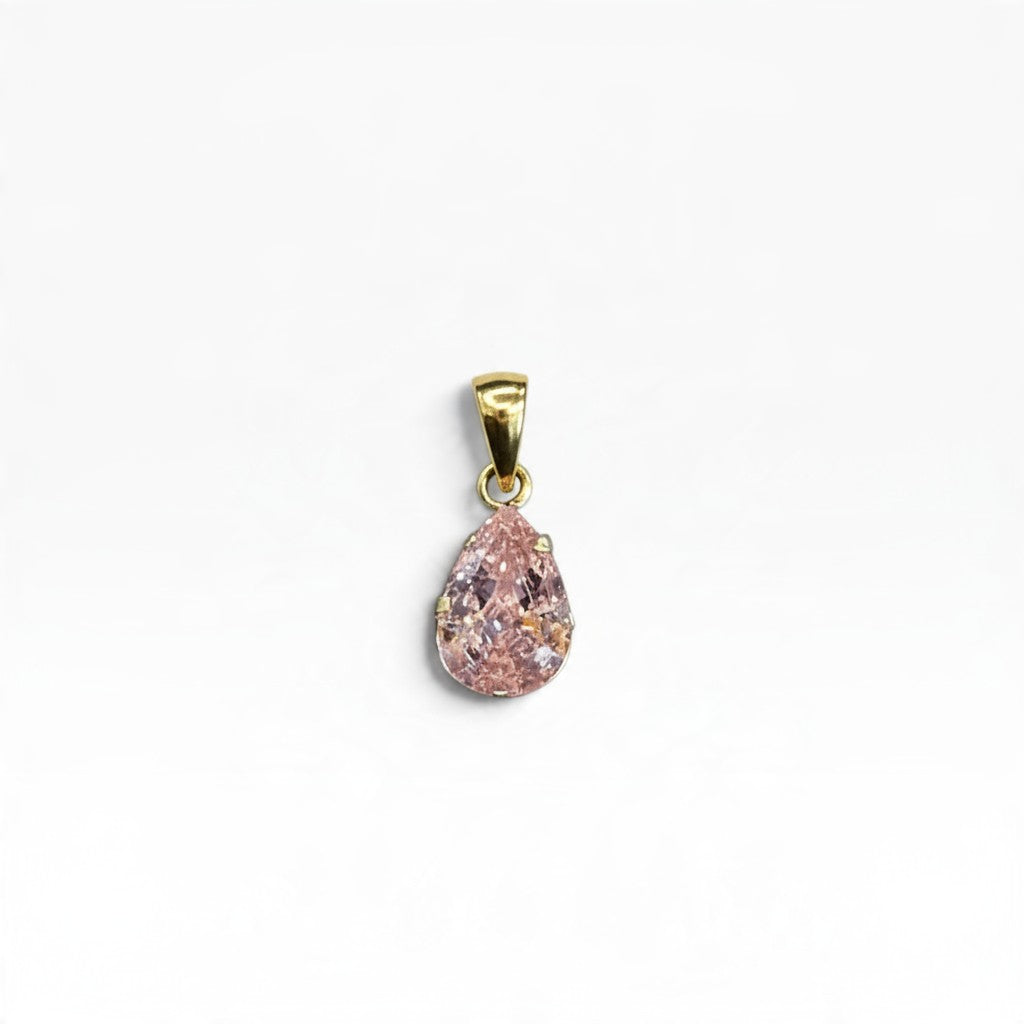 Mini Dije Gota de Color Oro 10K