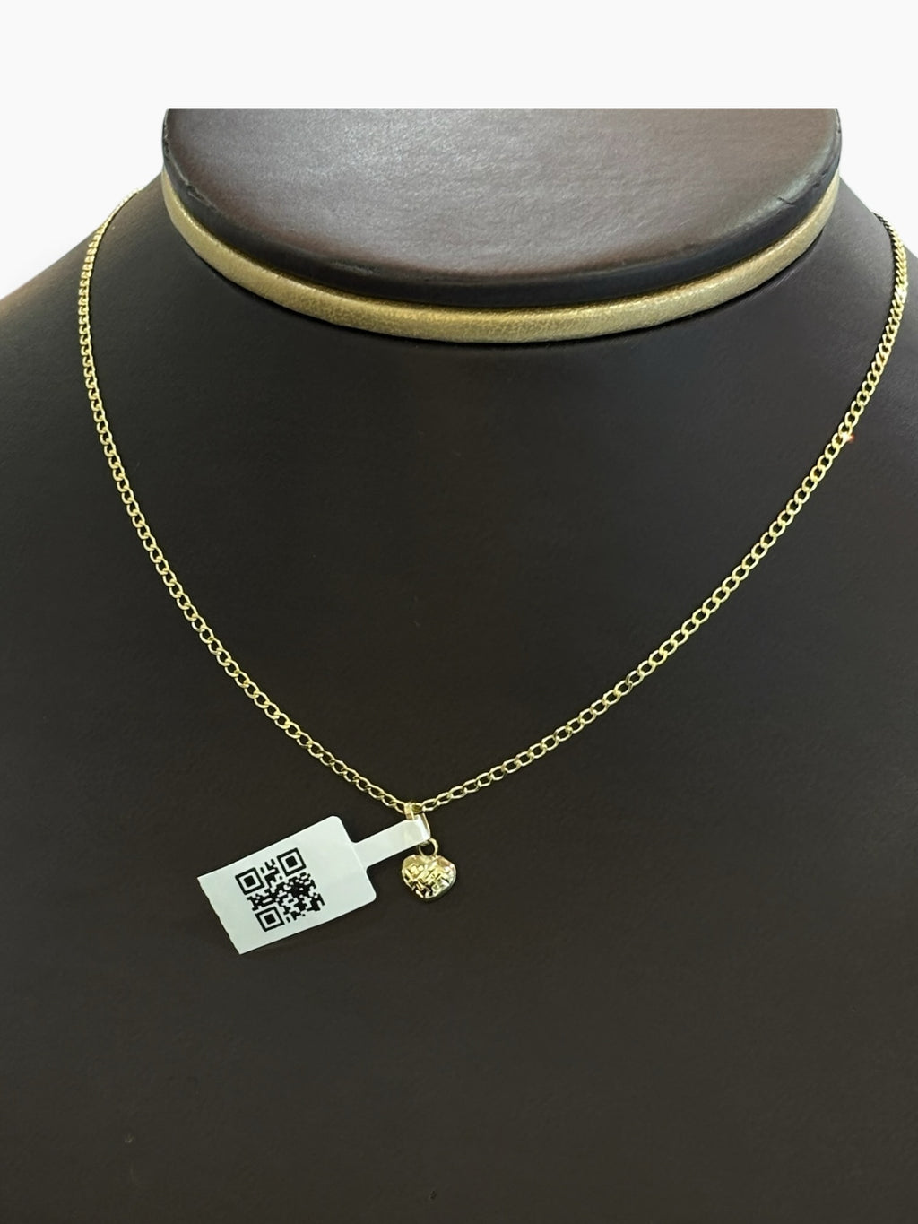 Mini Dije Corazón Oro 10K