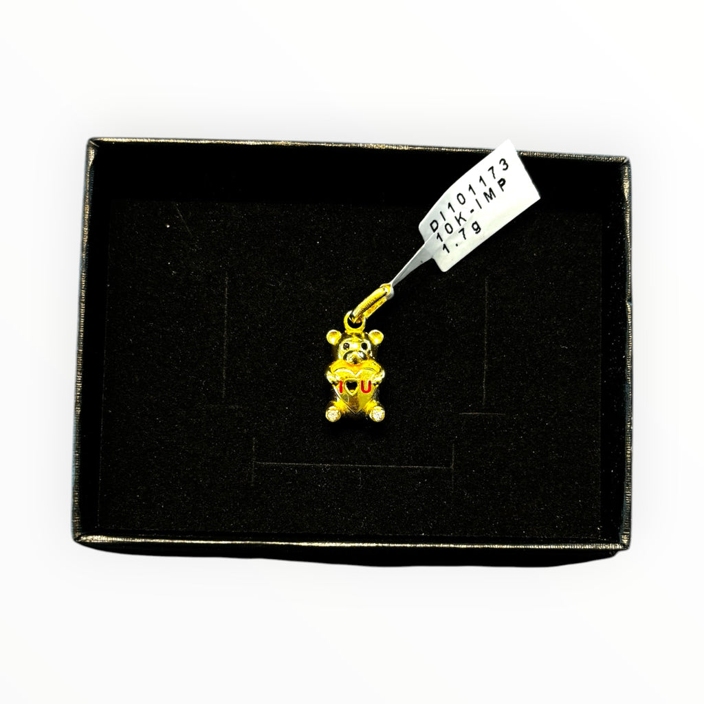 Dije Osito con Corazón Oro 10K