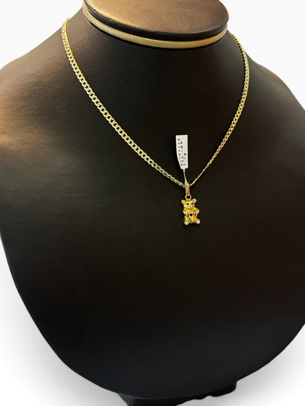 Dije Osito con Corazón Oro 10K