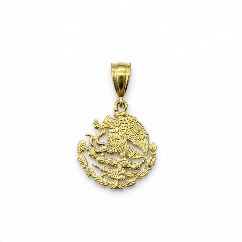 Dije Escudo Nacional Mexicano Oro 10K