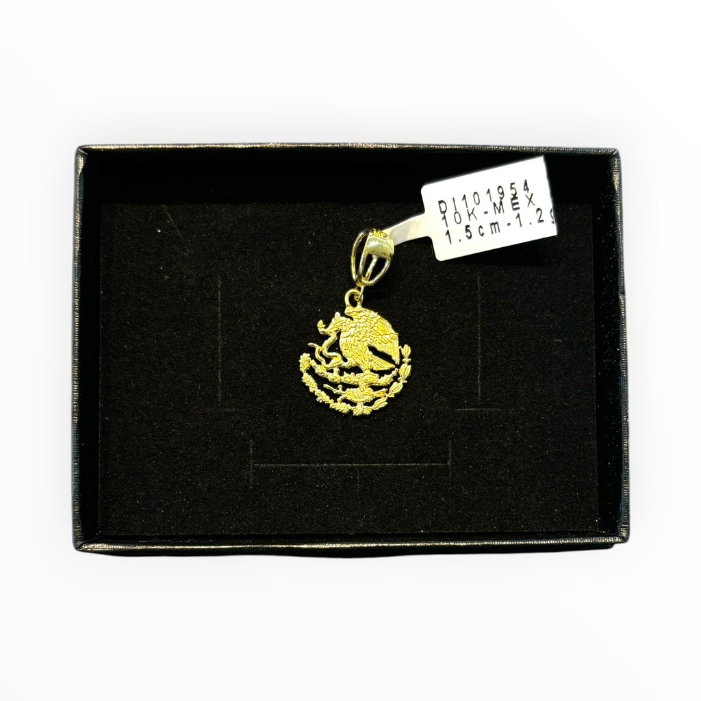 Dije Escudo Nacional Mexicano Oro 10K