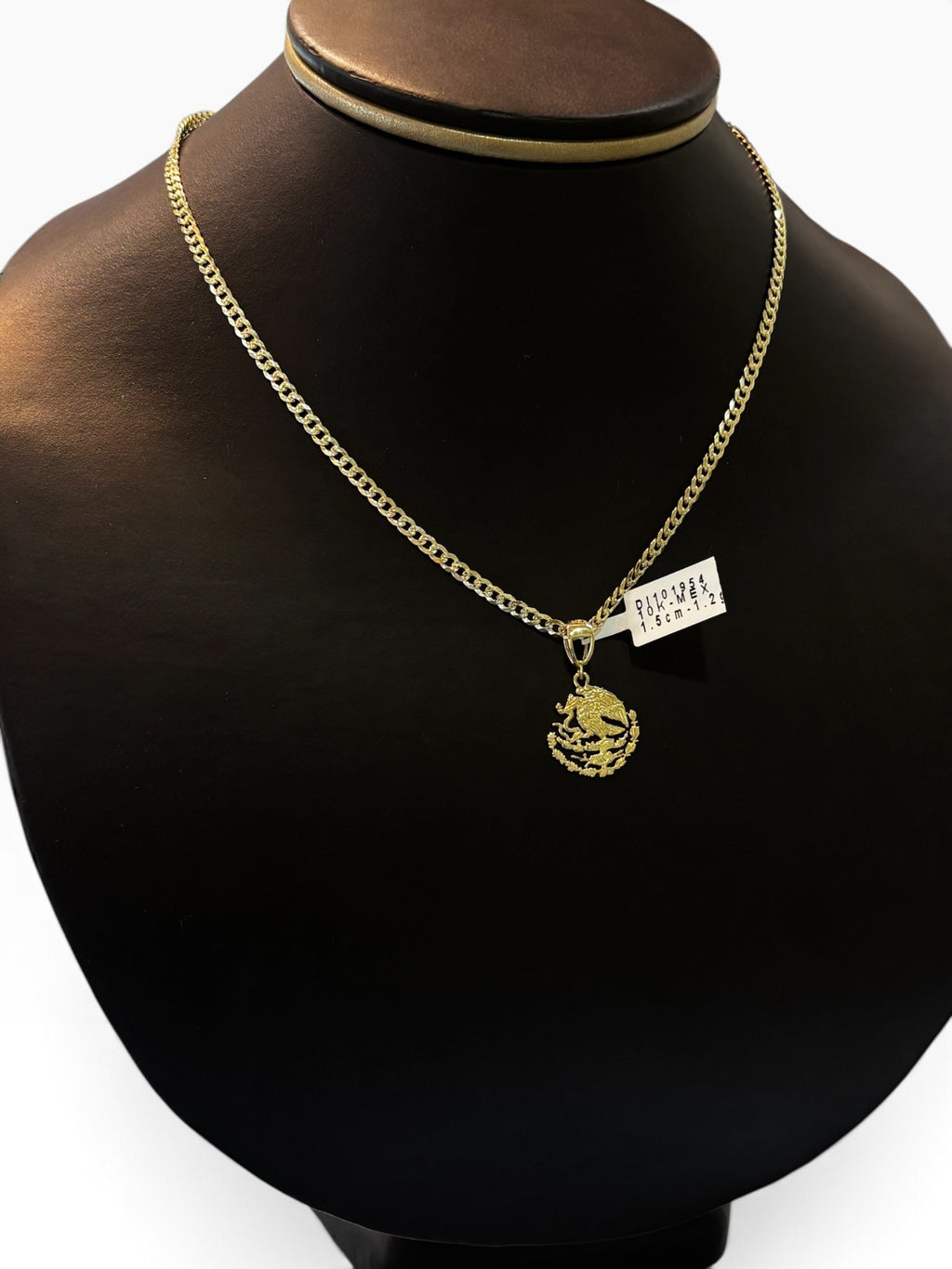 Dije Escudo Nacional Mexicano Oro 10K