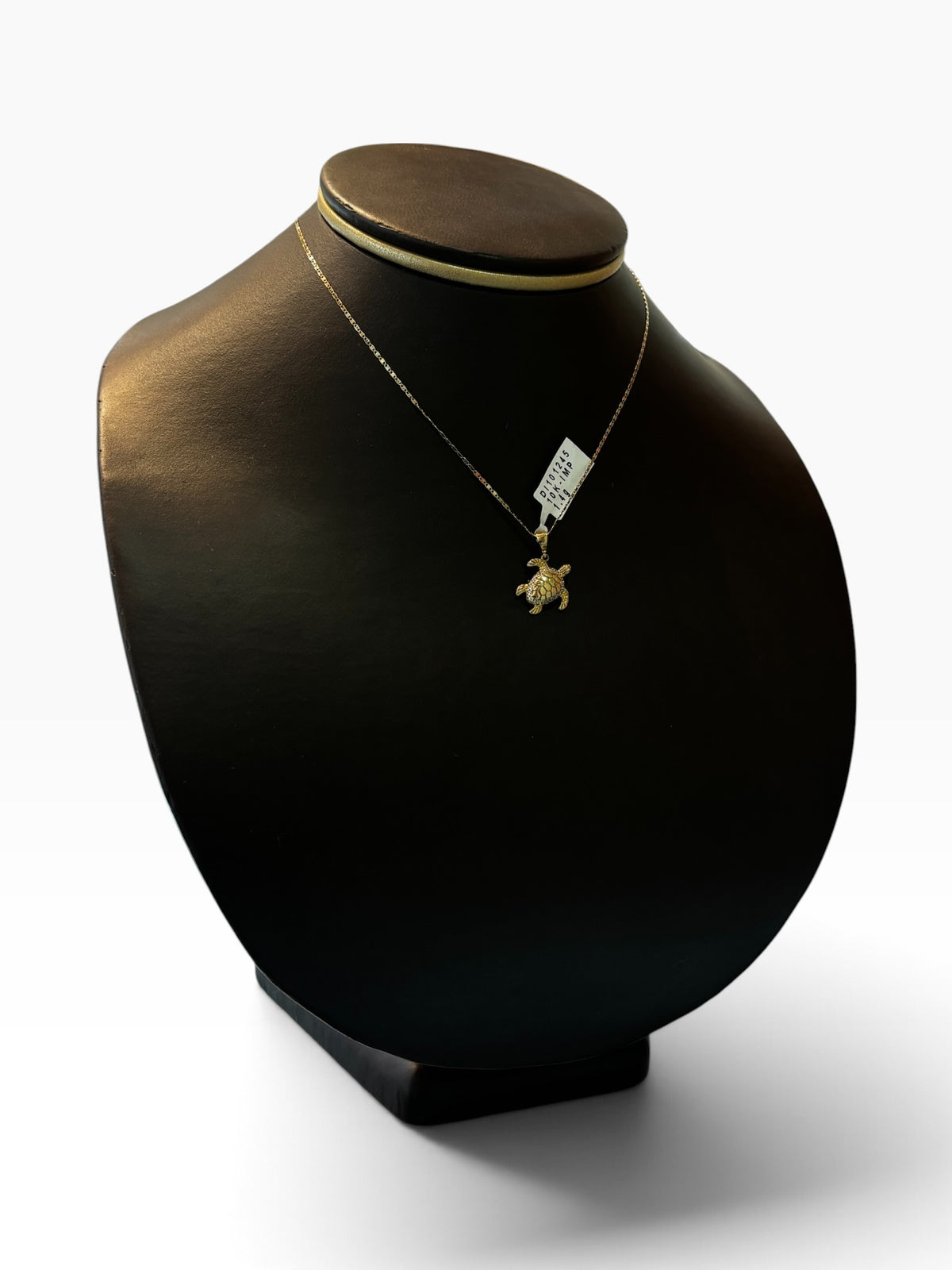 Dije Tortuga con Zirconias Oro 10K