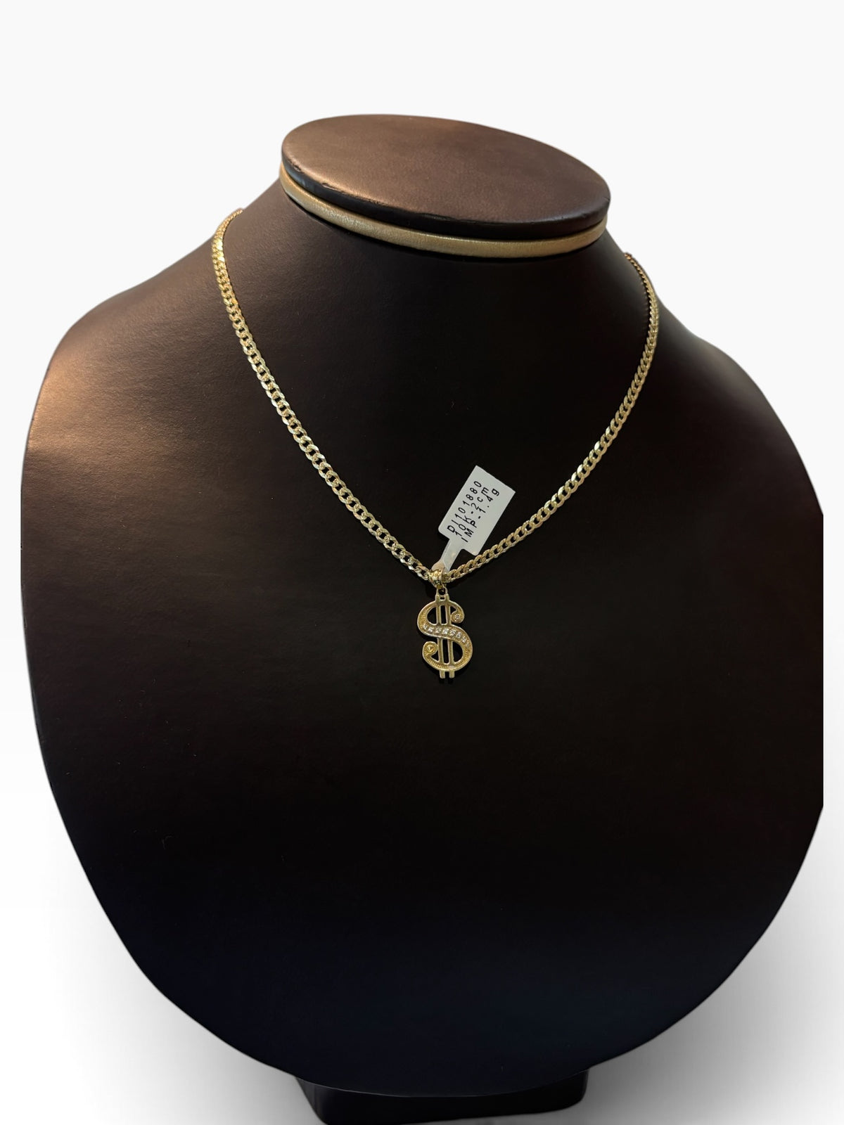 Dije Signo de Dólar Oro 10K