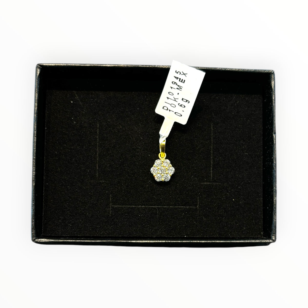 Dije Flor de Zirconias Oro 10K