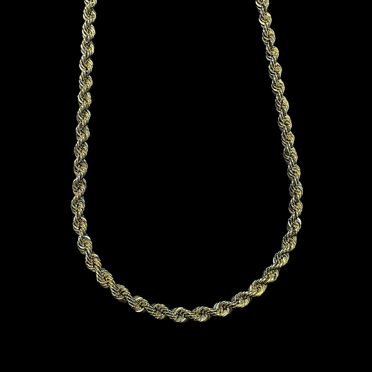 Cadena Torzal 4.8mm de Oro 10K Italiana