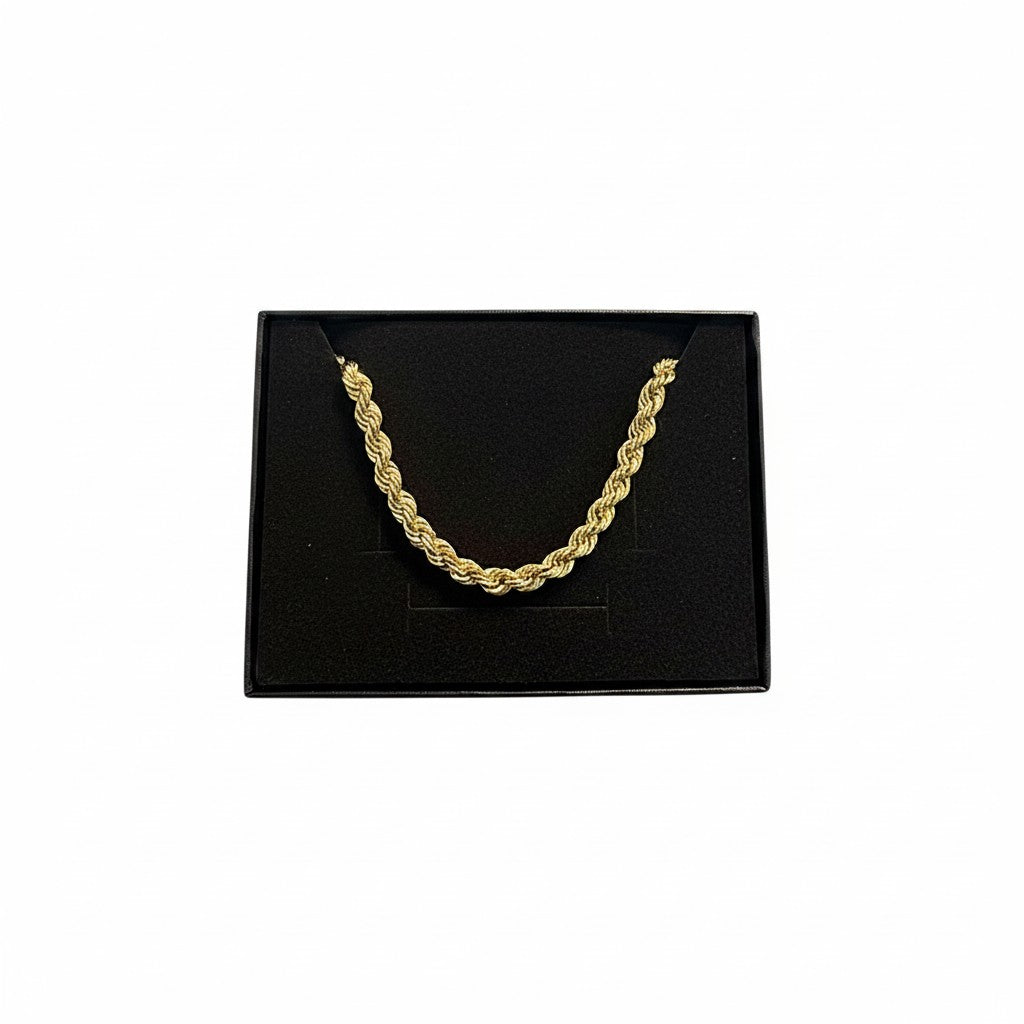 Cadena Torzal 4.8mm de Oro 10K Italiana