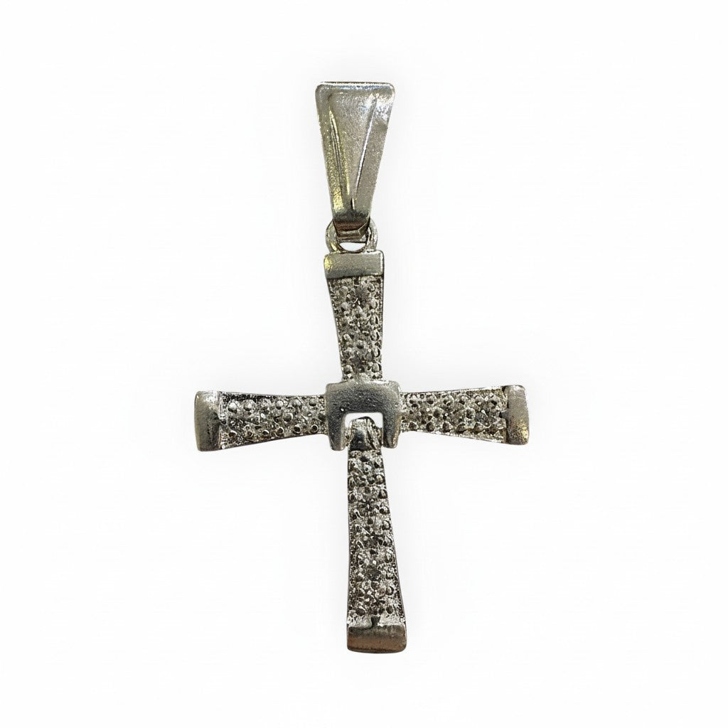 Cristo Tipo Toretto de Plata .925