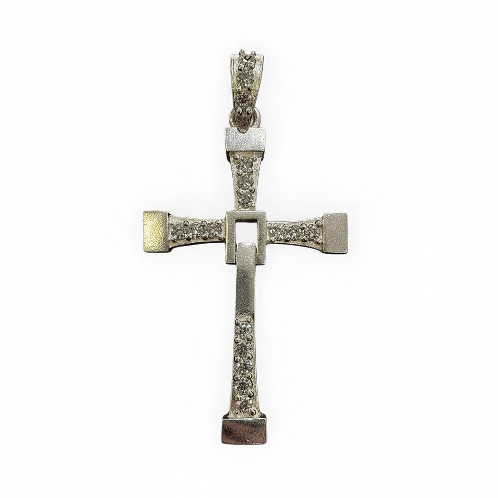 Cristo Tipo Toretto de Plata .925