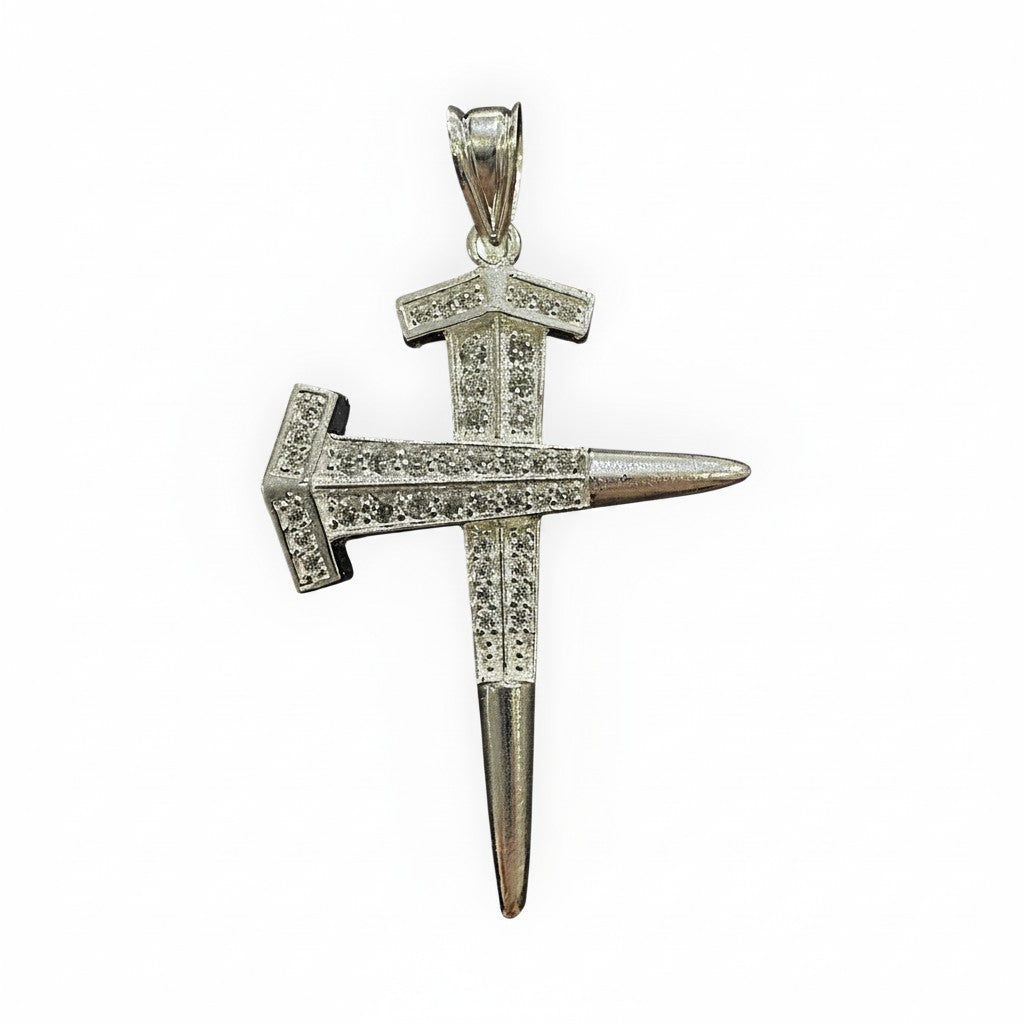 Cruz Clavo de Plata .925