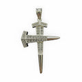 Cruz Clavo de Plata .925