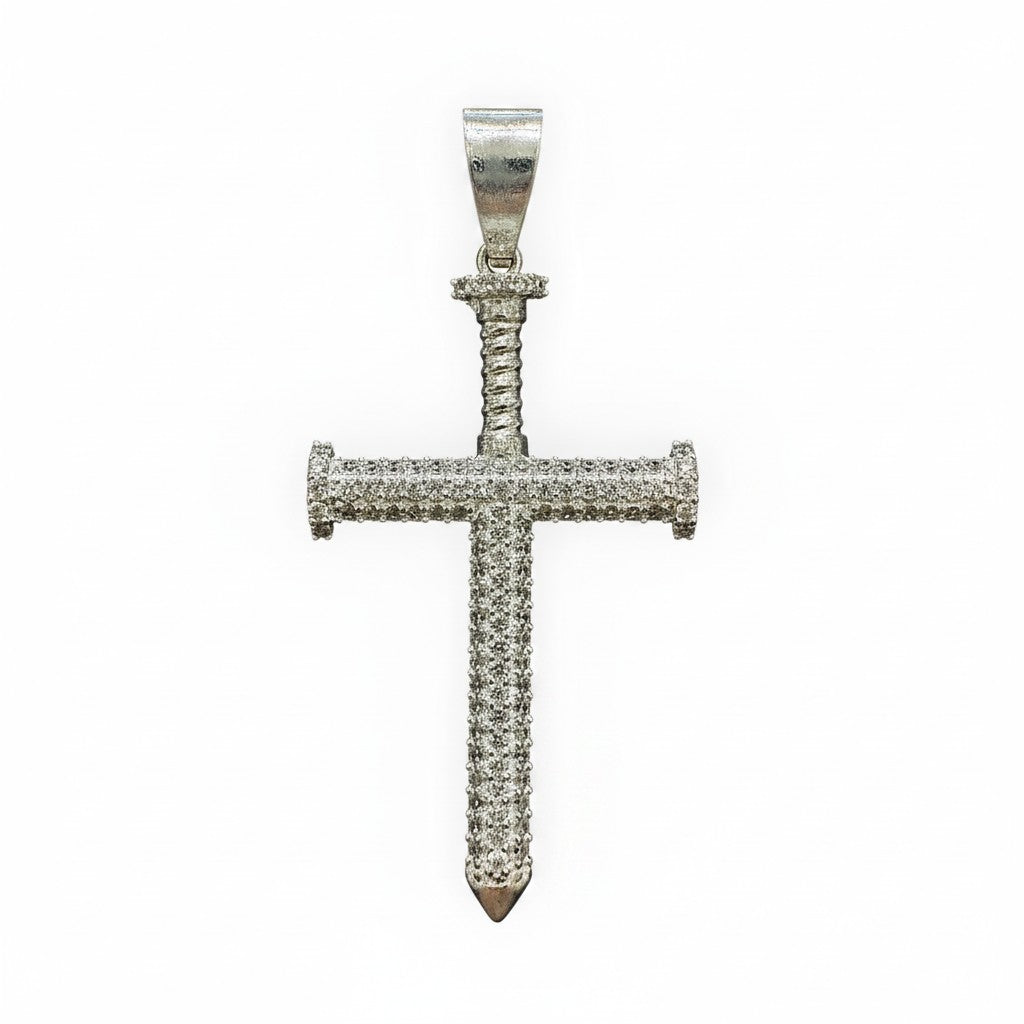 Cristo Clavo de Plata .925