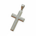 Cruz con Zirconias de Plata .925
