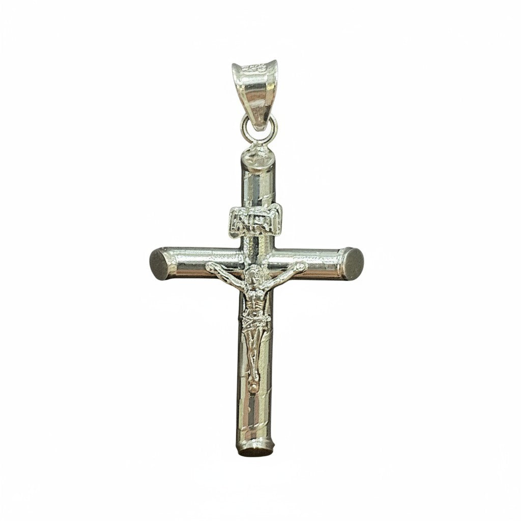 Cristo Tubular de Plata .925