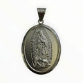 Medalla Virgen de Guadalupe Ovalada — Plata .925