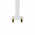 Aretes Huggie Lisos — Oro 10K