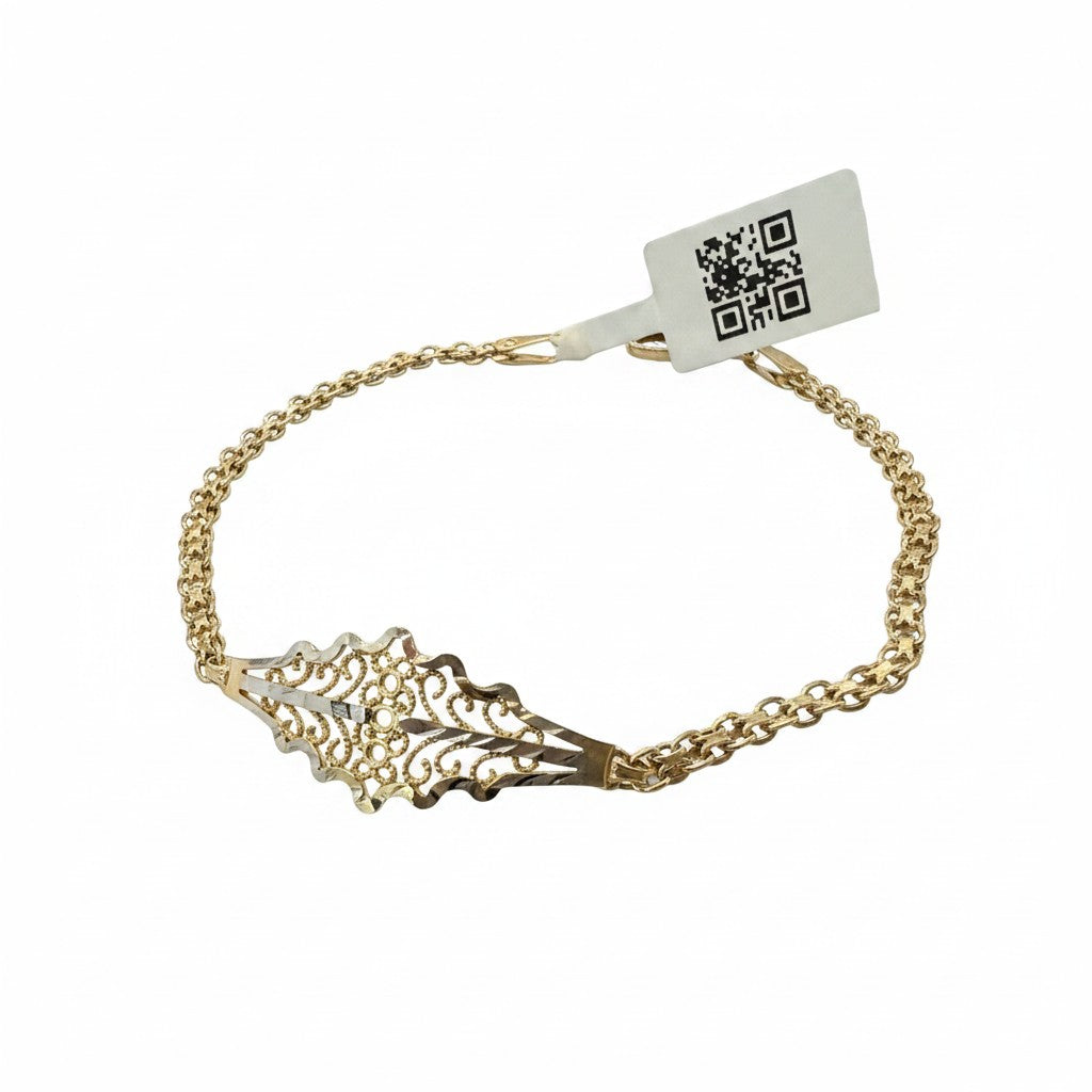 Esclava Elegante de Oro 10K