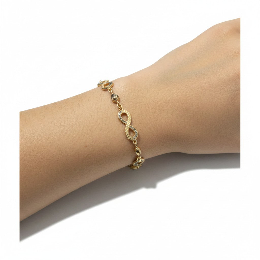 Pulsera Infinito de Oro 10K