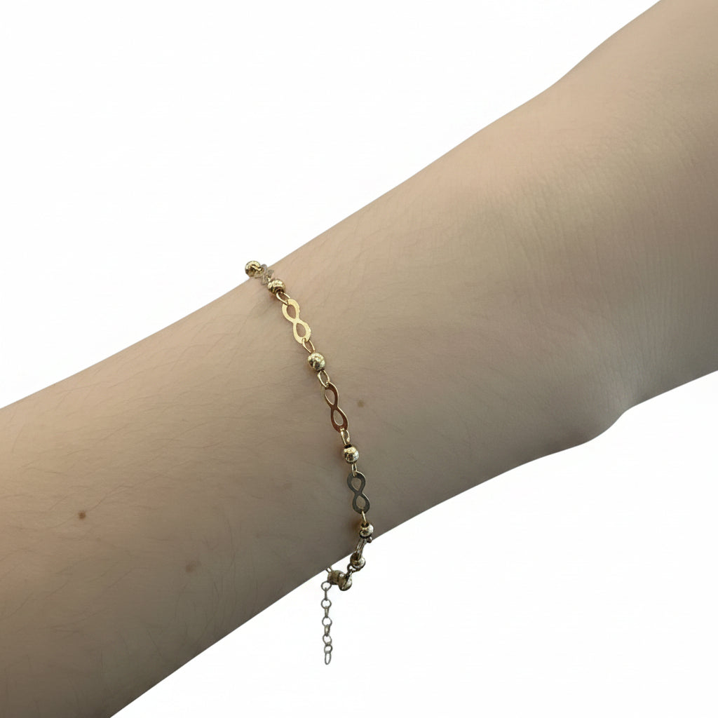 Pulsera Infinito de Oro 10K