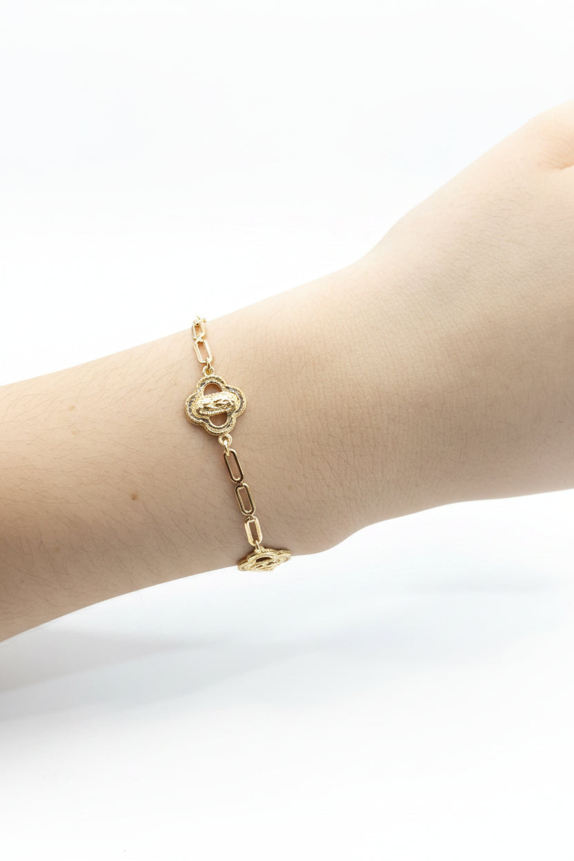 Pulsera Virgen de Guadalupe de Oro 10K