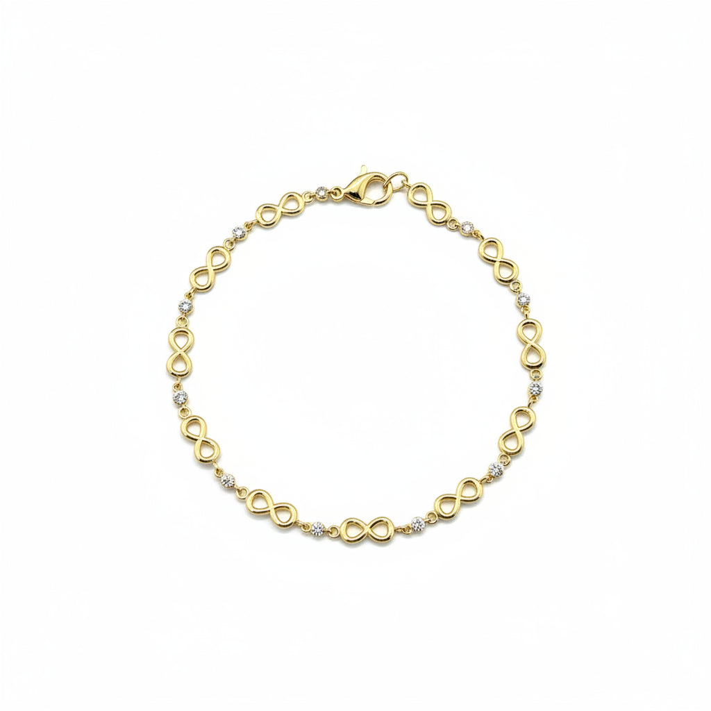 Pulsera Infinito de Oro 10K