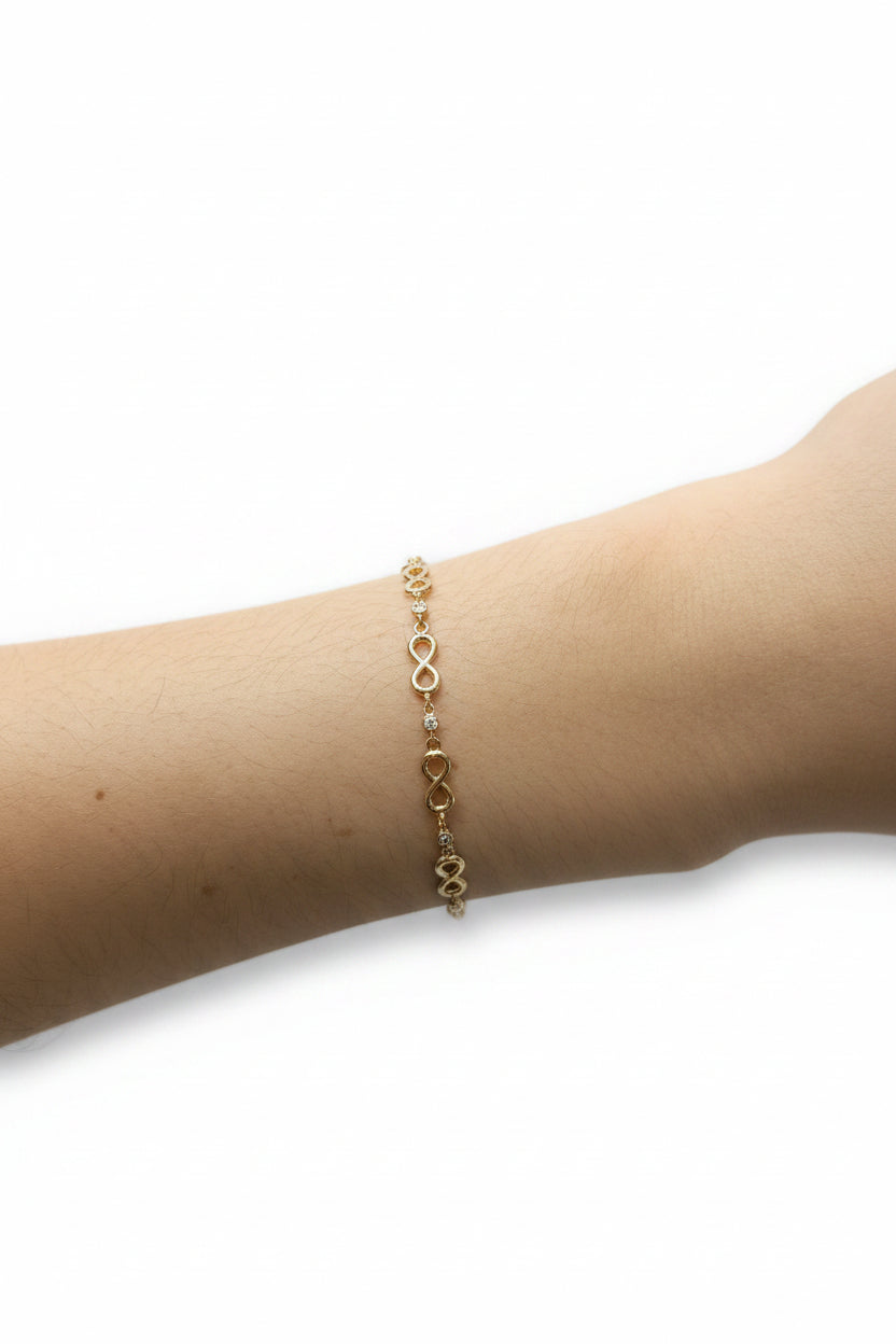 Pulsera Infinito de Oro 10K