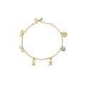 Pulsera Familia de Oro 10K