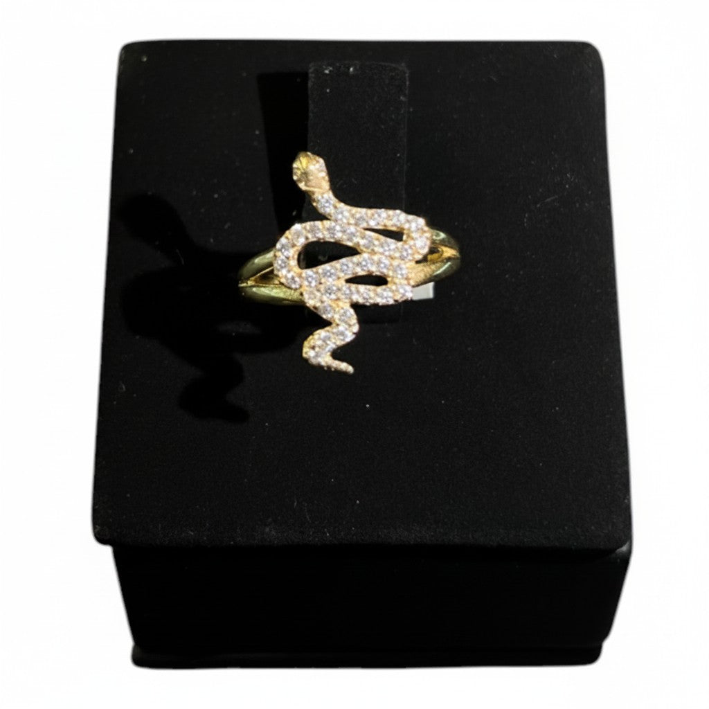 Anillo Serpiente en Oro 10K