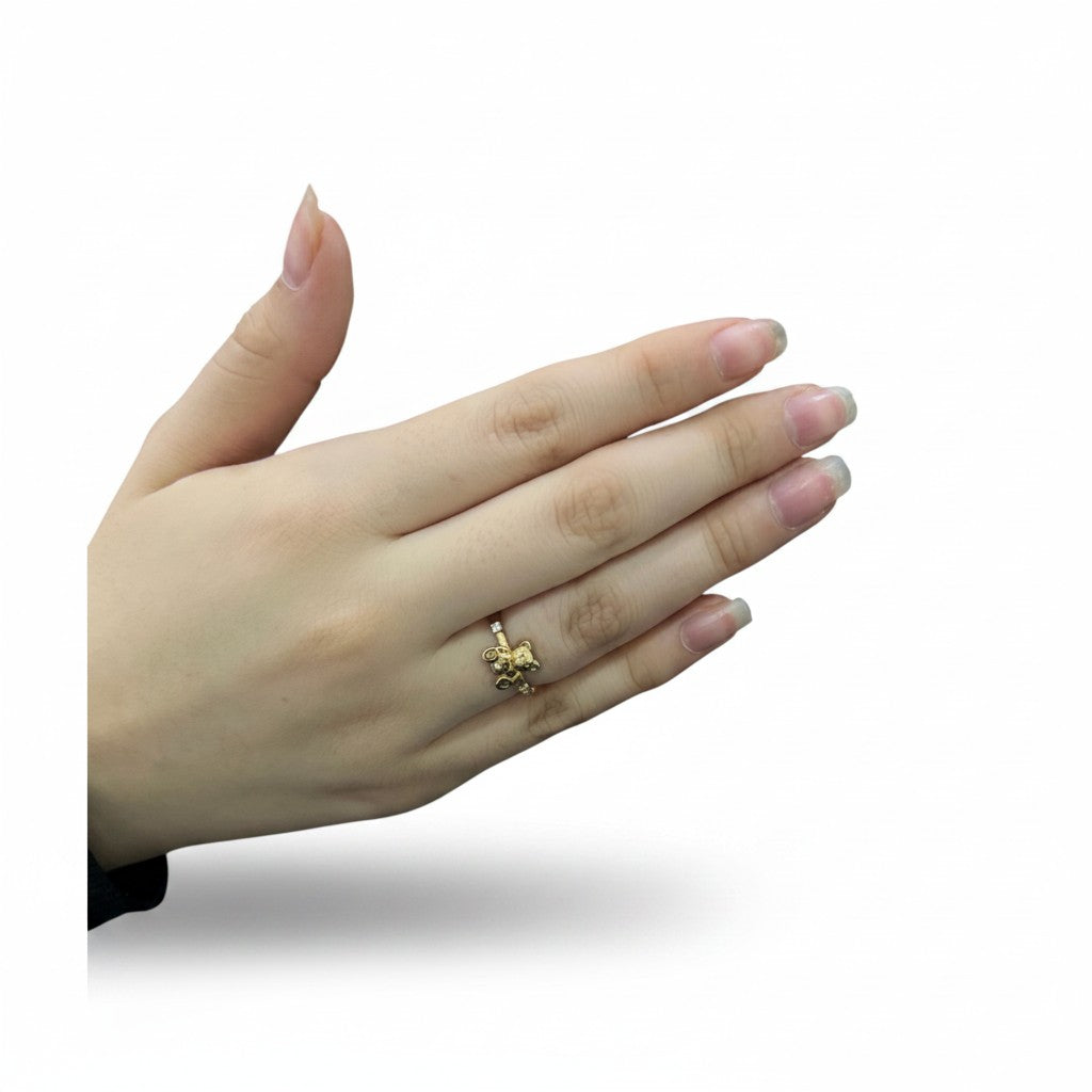 Anillo Osito en Oro 10K