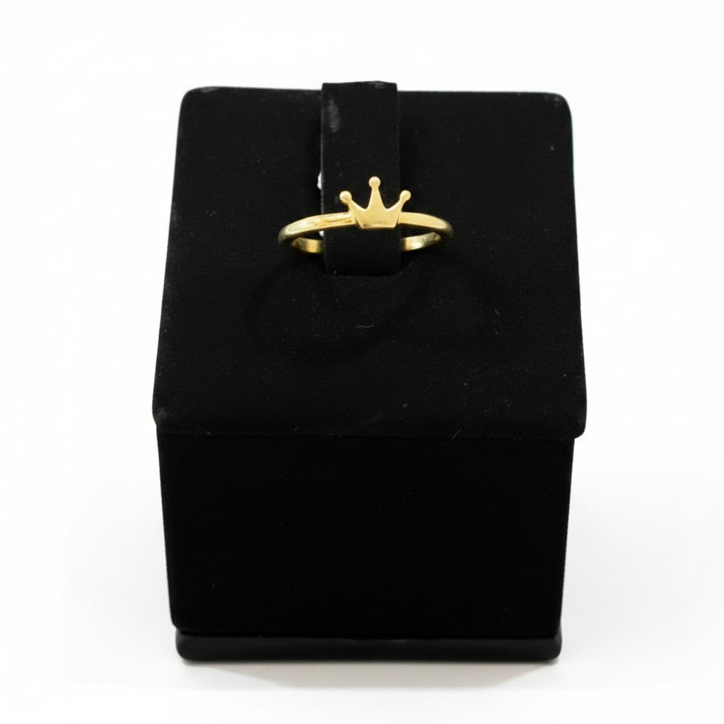 Anillo Corona en Oro 10K