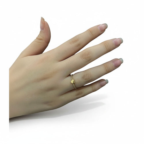 Anillo Corazón de Oro 10K