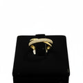 Anillo Cruzado de Oro 10K