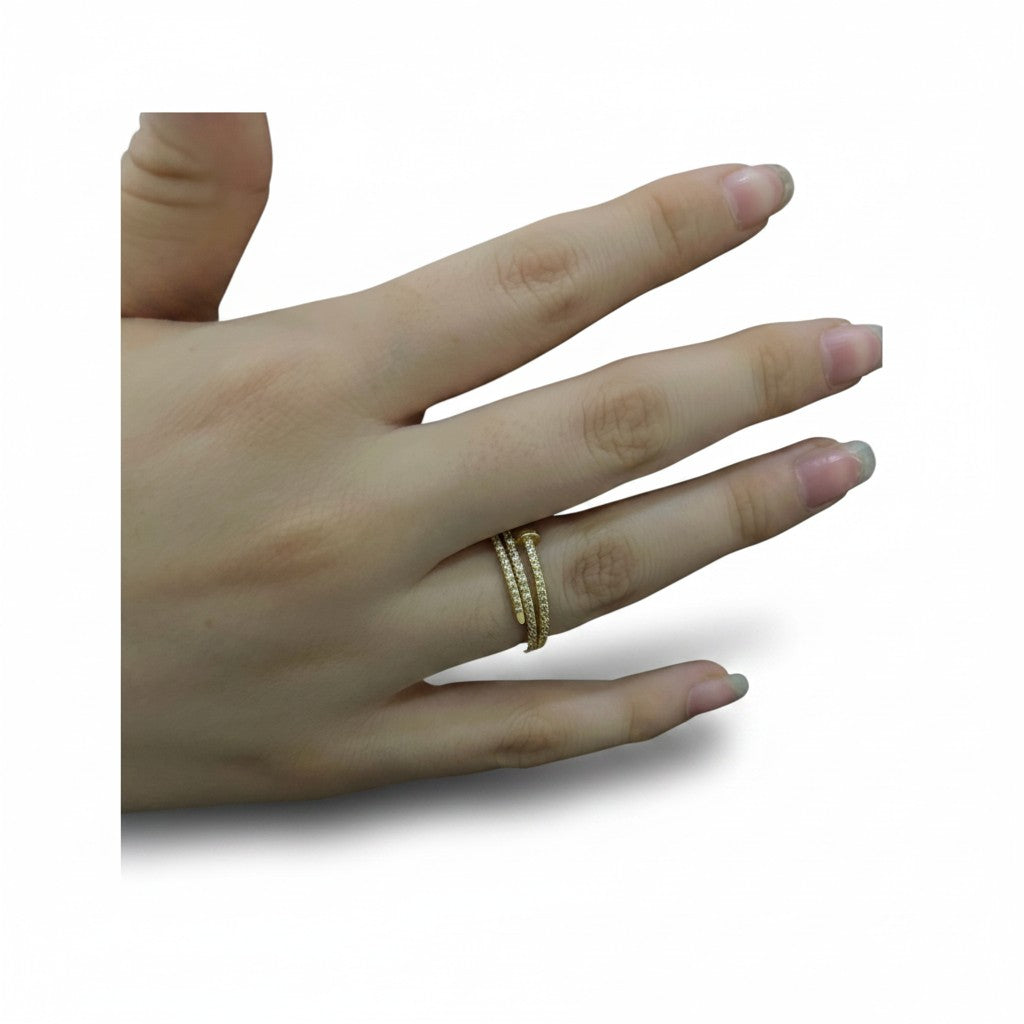 Anillo Clavo en Oro 10K