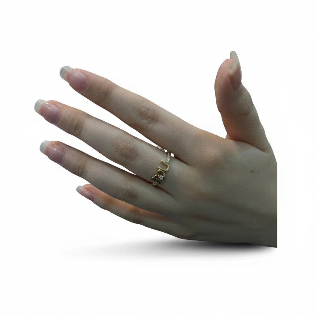 Anillo Love en Oro 10K