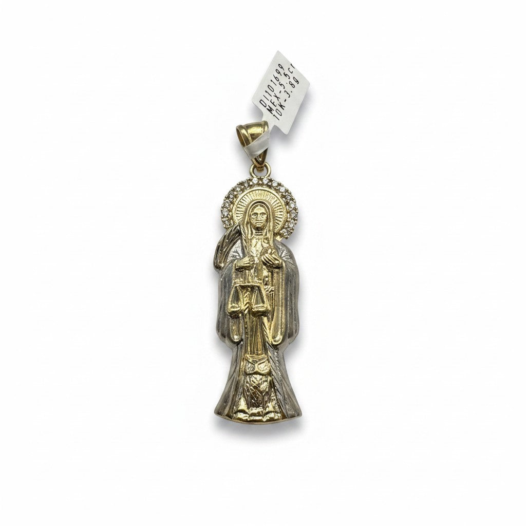 Dije Santa Muerte de Oro 10K